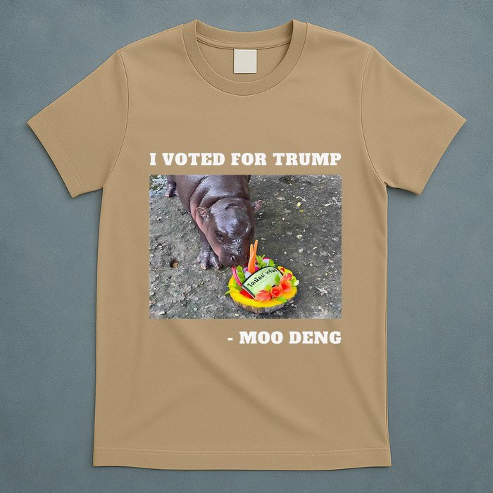 Victory Won Trump I Voted Moo Deng Prediction Garbage Legend T-Shirt