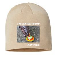 Victory Won Trump I Voted Moo Deng Prediction Garbage Legend Sustainable Beanie