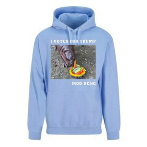 Victory Won Trump I Voted Moo Deng Prediction Garbage Legend Unisex Surf Hoodie