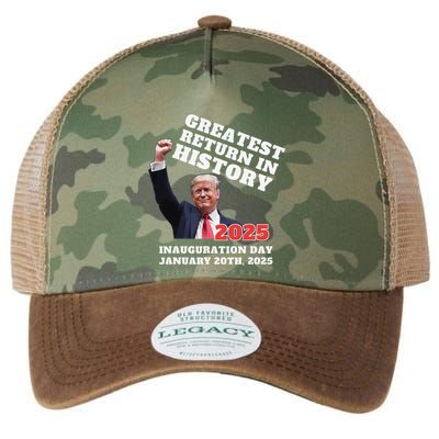 Victory Won Trump Greatest Return In History Garbage Legacy Tie Dye Trucker Hat