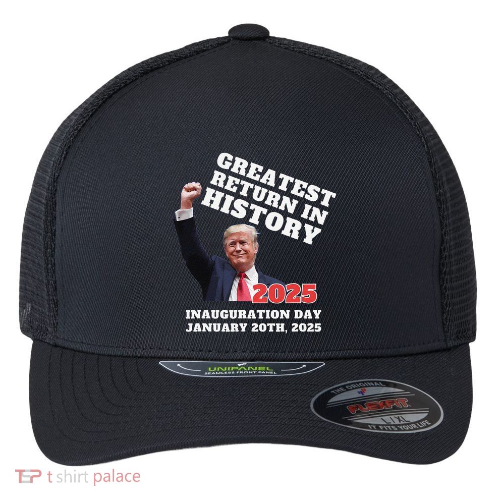 Victory Won Trump Greatest Return In History Garbage Flexfit Unipanel Trucker Cap
