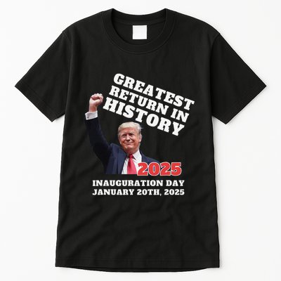 Victory Won Trump Greatest Return In History Garbage Tall T-Shirt