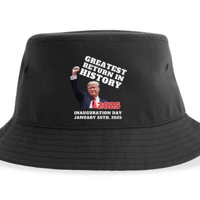 Victory Won Trump Greatest Return In History Garbage Sustainable Bucket Hat