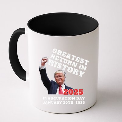 Victory Won Trump Greatest Return In History Garbage Mug