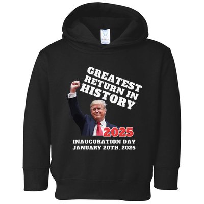 Victory Won Trump Greatest Return In History Garbage Toddler Hoodie