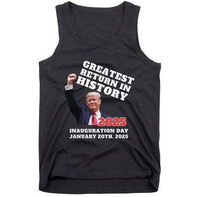 Victory Won Trump Greatest Return In History Garbage Tank Top