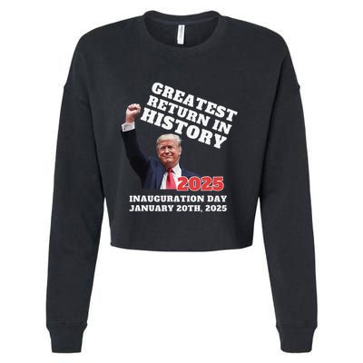 Victory Won Trump Greatest Return In History Garbage Cropped Pullover Crew