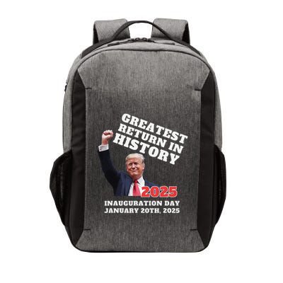 Victory Won Trump Greatest Return In History Garbage Vector Backpack
