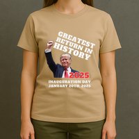 Victory Won Trump Greatest Return In History Garbage T-Shirt