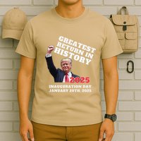 Victory Won Trump Greatest Return In History Garbage T-Shirt