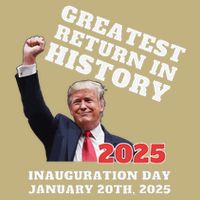 Victory Won Trump Greatest Return In History Garbage T-Shirt