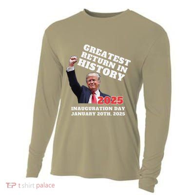 Victory Won Trump Greatest Return In History Garbage Cooling Performance Long Sleeve Crew