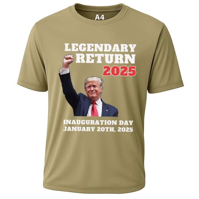 Victory Won Trump Legendary Return Felon Return Keepsake Cooling Performance Crew T-Shirt