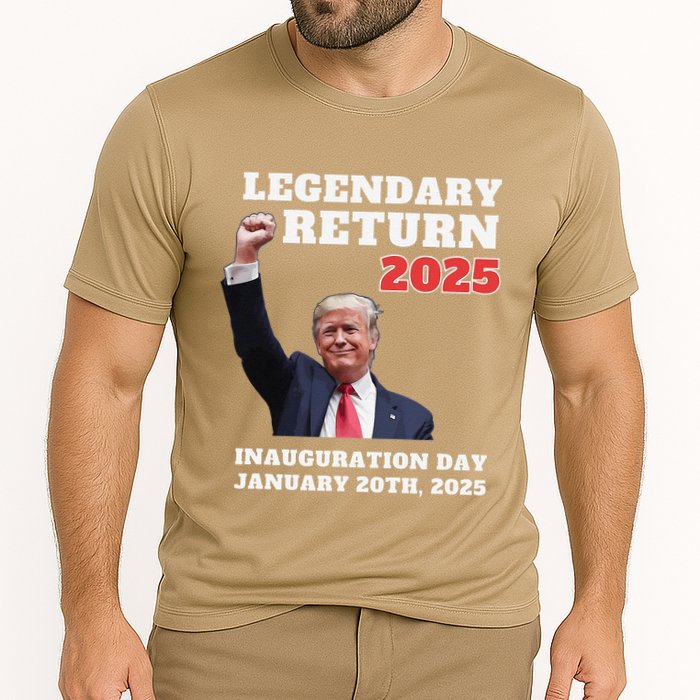 Victory Won Trump Legendary Return Felon Return Keepsake Cooling Performance Crew T-Shirt