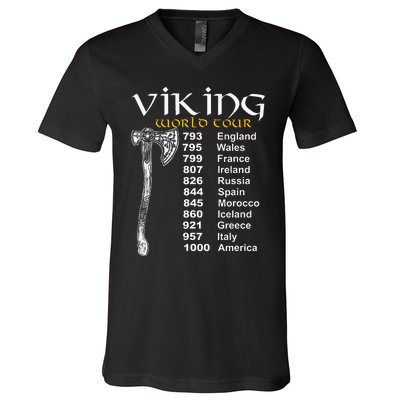 Viking World Tour V-Neck T-Shirt