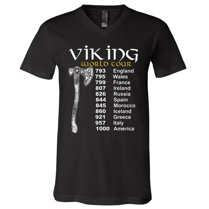 Viking World Tour V-Neck T-Shirt