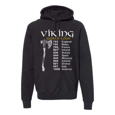 Viking World Tour Premium Hoodie