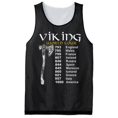 Viking World Tour Mesh Reversible Basketball Jersey Tank