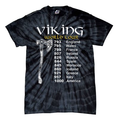 Viking World Tour Tie-Dye T-Shirt