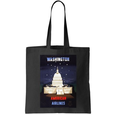 Vintage Washington Travel Poster Bag