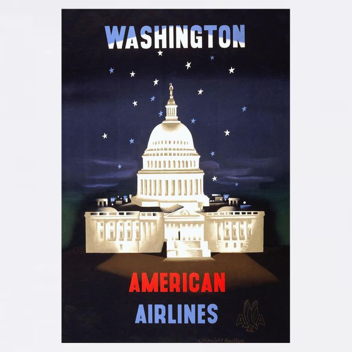Vintage Washington Travel Poster Hoodie