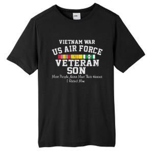 Vietnam War Us Air Force Son Veteran's Day Gift Tall Fusion ChromaSoft Performance T-Shirt