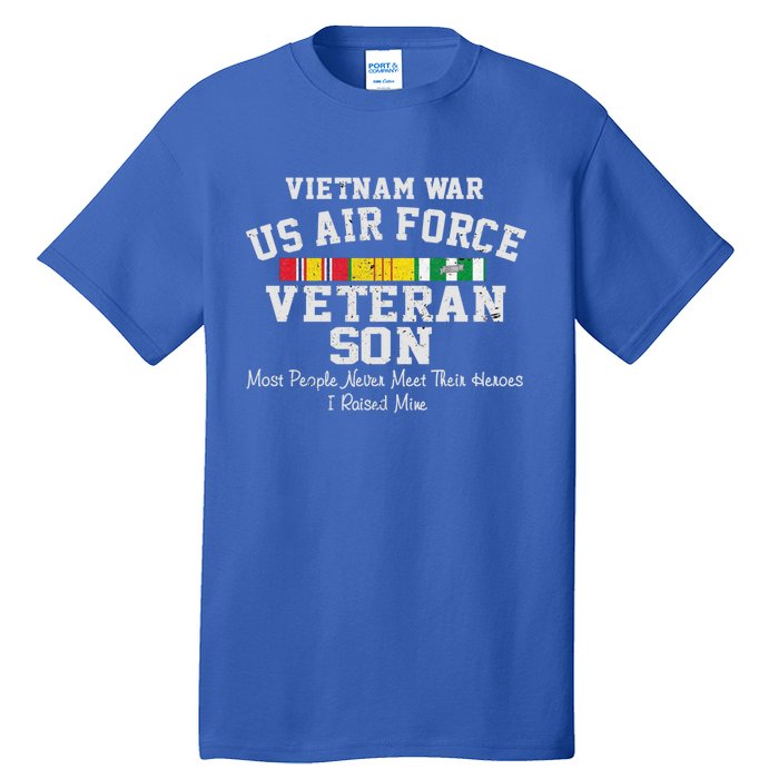 Vietnam War Us Air Force Son Veteran's Day Gift Tall T-Shirt