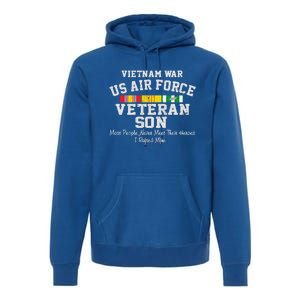 Vietnam War Us Air Force Son Veteran's Day Gift Premium Hoodie