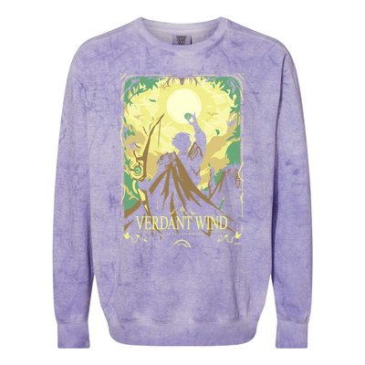 Verdant Wind Colorblast Crewneck Sweatshirt