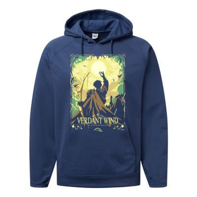 Verdant Wind Performance Fleece Hoodie