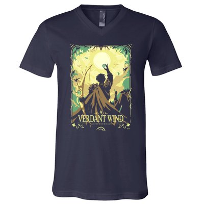 Verdant Wind V-Neck T-Shirt