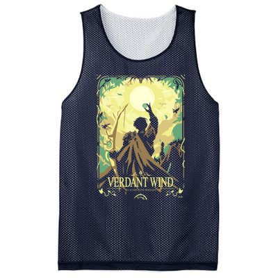 Verdant Wind Mesh Reversible Basketball Jersey Tank