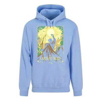 Verdant Wind Unisex Surf Hoodie