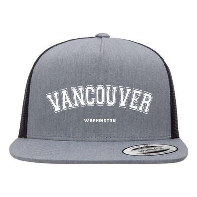 Vancouver Washington Flat Bill Trucker Hat