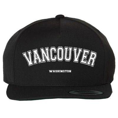 Vancouver Washington Wool Snapback Cap