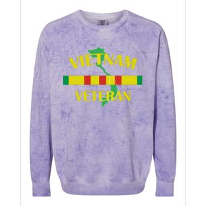 Vietnam War Veterans Day Commemoration Colorblast Crewneck Sweatshirt