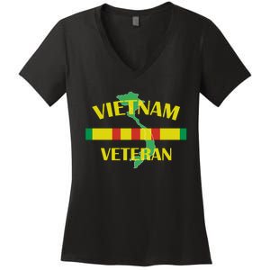 Vietnam War Veterans Day Commemoration Women's V-Neck T-Shirt