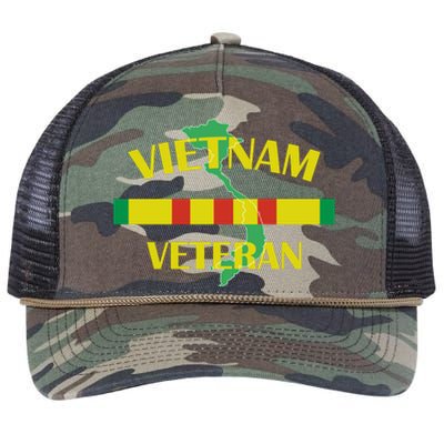 Vietnam War Veterans Day Commemoration Retro Rope Trucker Hat Cap