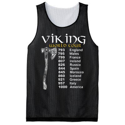 Viking World Mesh Reversible Basketball Jersey Tank