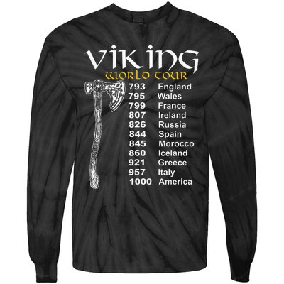 Viking World Tie-Dye Long Sleeve Shirt