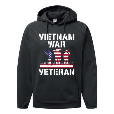 Vietnam War Veterans Appreciation Performance Fleece Hoodie