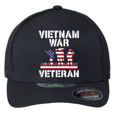 Vietnam War Veterans Appreciation Flexfit Unipanel Trucker Cap