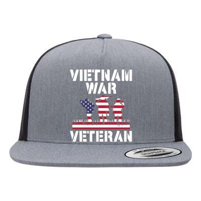 Vietnam War Veterans Appreciation Flat Bill Trucker Hat