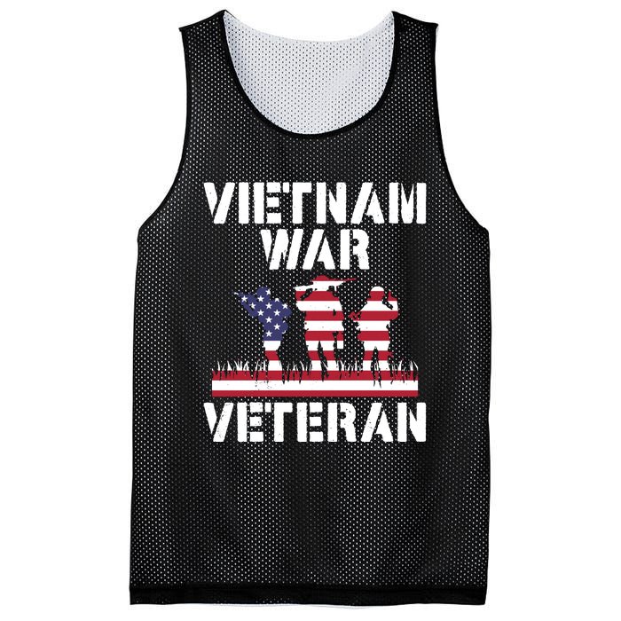 Vietnam War Veterans Appreciation Mesh Reversible Basketball Jersey Tank