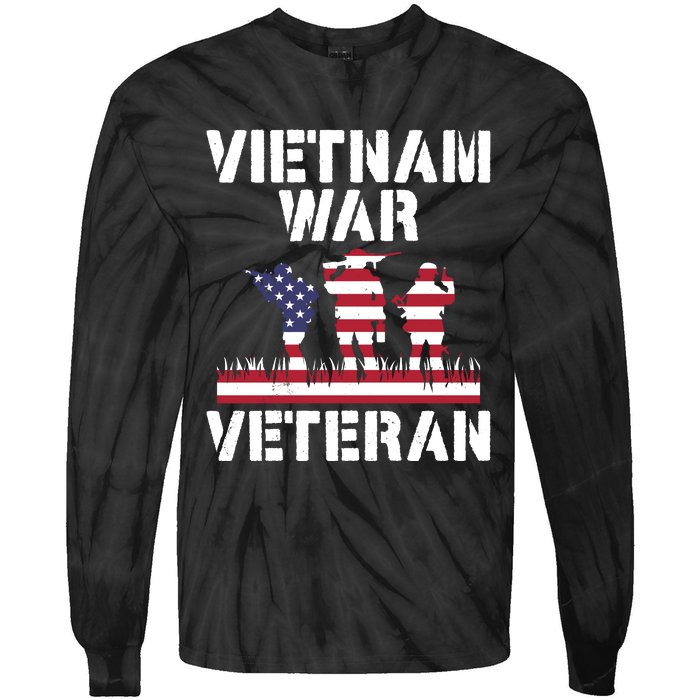 Vietnam War Veterans Appreciation Tie-Dye Long Sleeve Shirt