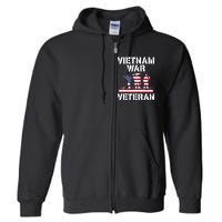 Vietnam War Veterans Appreciation Full Zip Hoodie