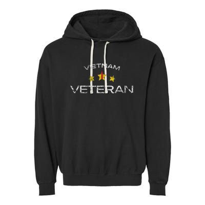 Vietnam War Veteran Garment-Dyed Fleece Hoodie