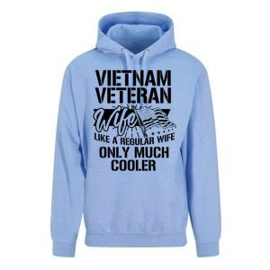 Vietnam War Veteran Wife Only Cooler Military Soldier Vet Gift Unisex Surf Hoodie