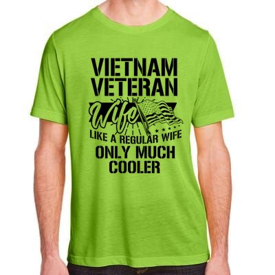 Vietnam War Veteran Wife Only Cooler Military Soldier Vet Gift Adult ChromaSoft Performance T-Shirt