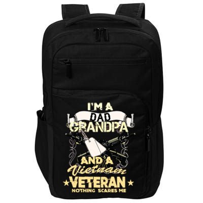 Vietnam War Veteran Us Retired Soldier Impact Tech Backpack